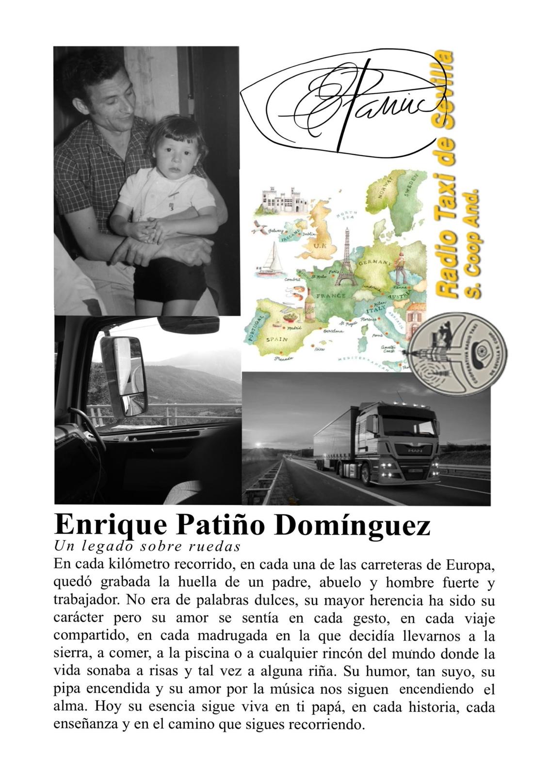 Lámina homenaje en memoria de un ser querido — collage personalizado con fotos y texto